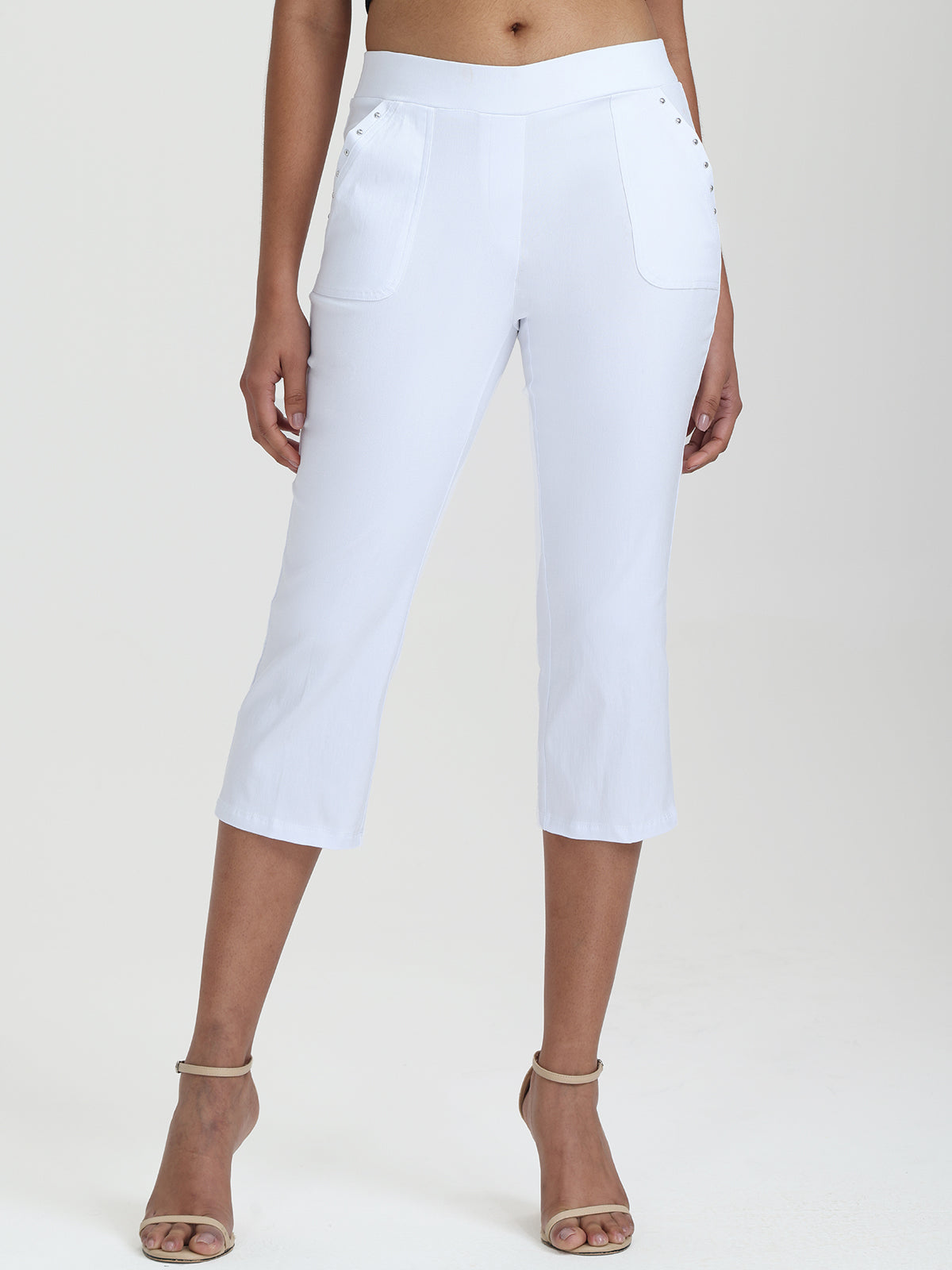 Pull on hot sale capri pants