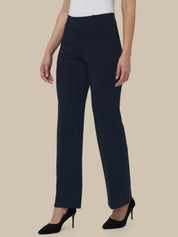 Luxe Ponte Straight Pull-On Pants