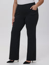 Plus Pleated Pull-On Little Black Pants