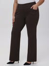 Plus Pleated Pull-On Little Black Pants