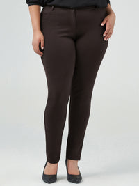 Plus Five Pocket Ponte Skinny Pants