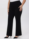 Plus Pleated Pull-On Little Black Pants