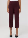 Crop Wide Leg Ponte Pants