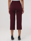 Crop Wide Leg Ponte Pants