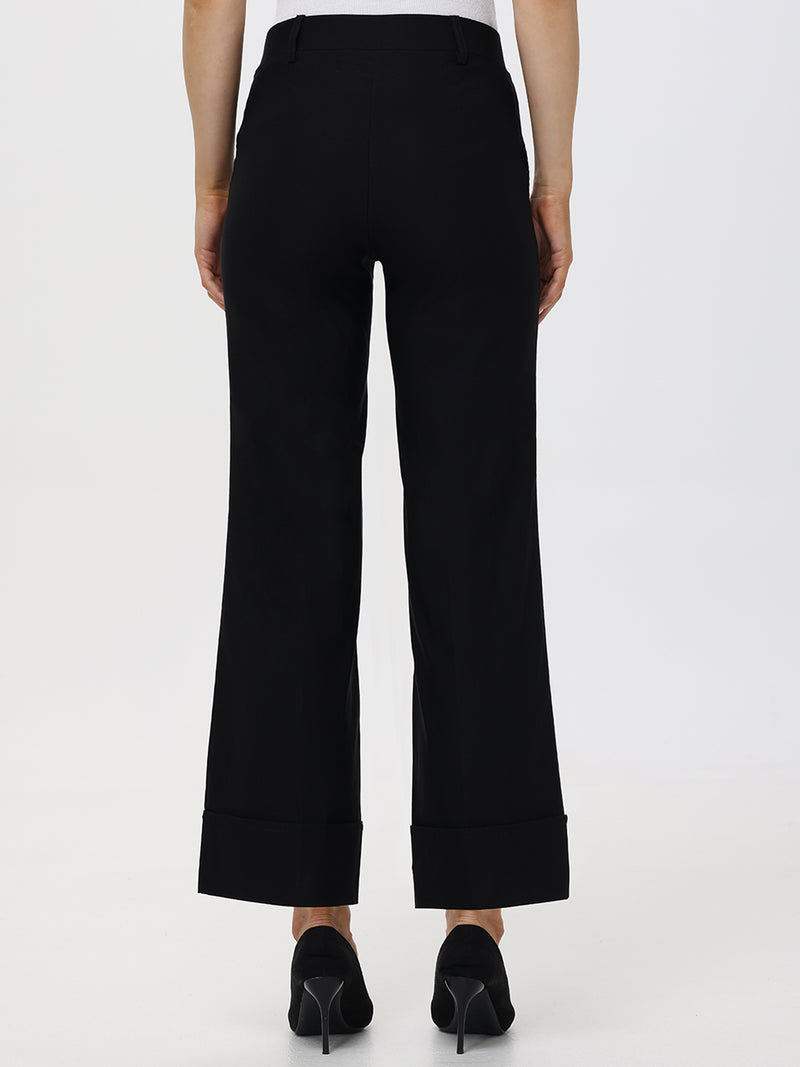 Millennium Pull-On Wide Leg Little Black Pants