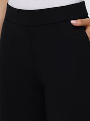 Luxe Ponte Crop Flare Pants