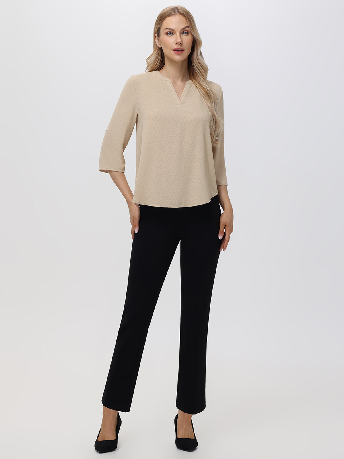 Luxe Ponte Crop Flare Pants