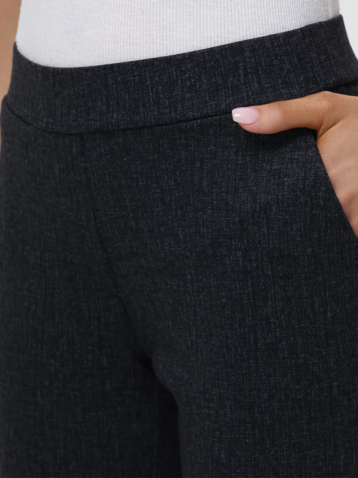 Luxe Ponte Crop Flare Pants