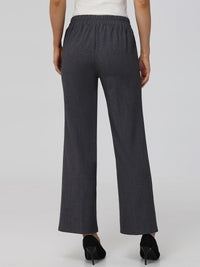 Pleated Kick Flare Pants