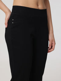 Pull-On Double L-Pocket Little Black Pants