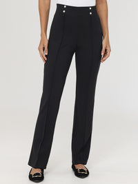 Ponte Pintuck Little Black Pants