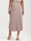 Button Front Maxi Skirt