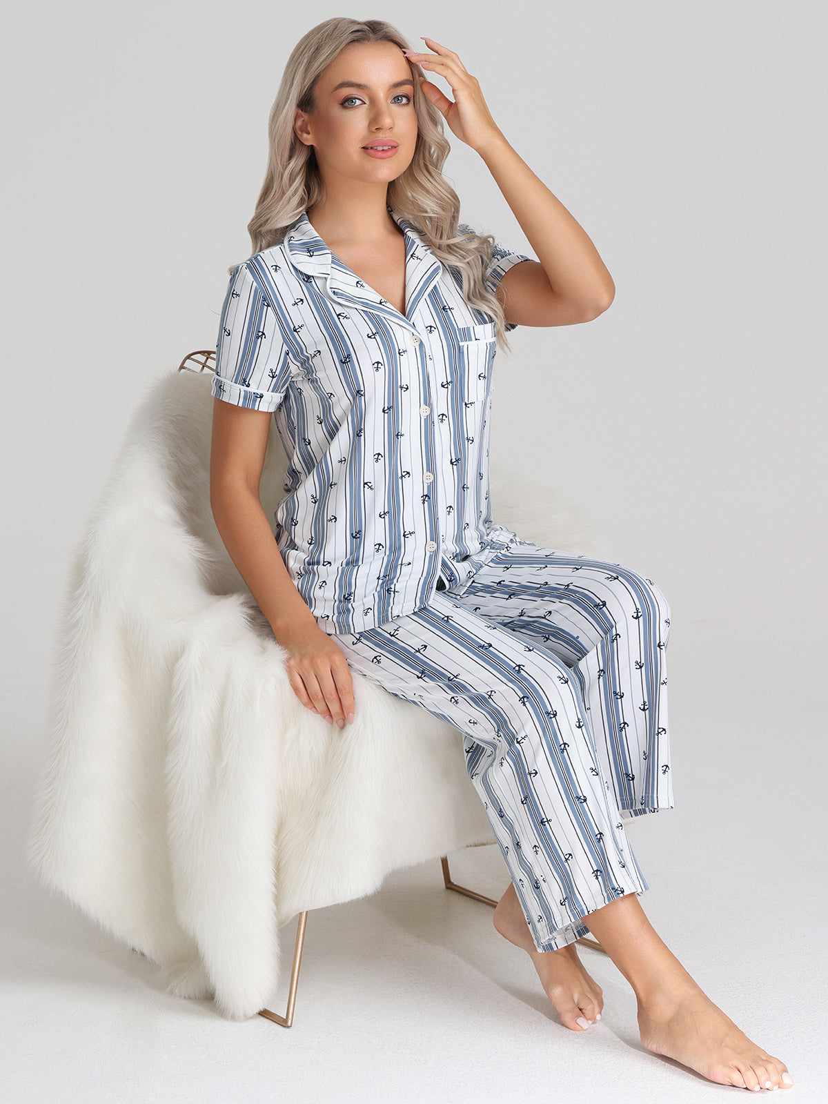 Stripe Pajamas Set