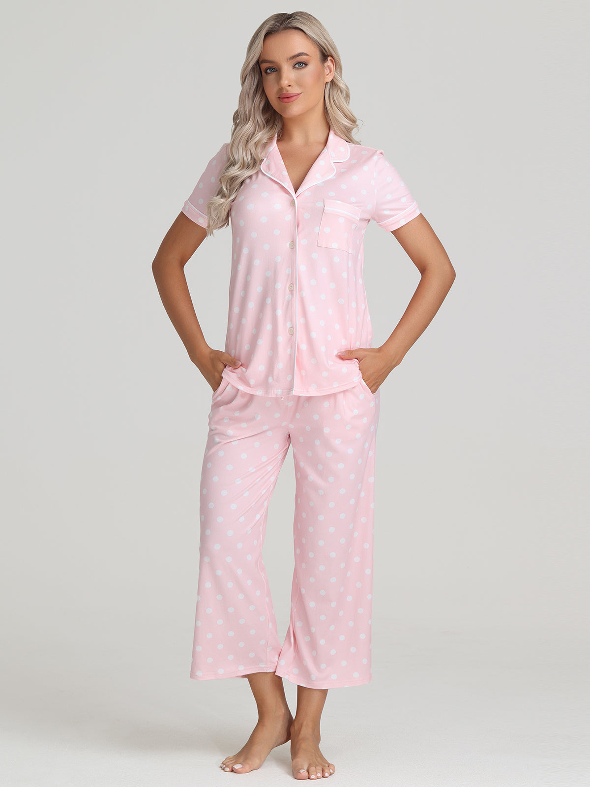 Polka Dot Pajamas Set