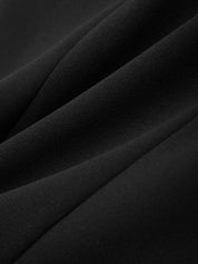 Close-up of black fabric with a textured surface