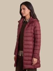 Hooded Long Down Jacket