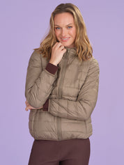 Short Hooded Down Jacket
