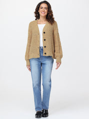 Eyelash Chenille Knit Cardigan
