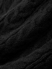 Close-up of dark textured fabric