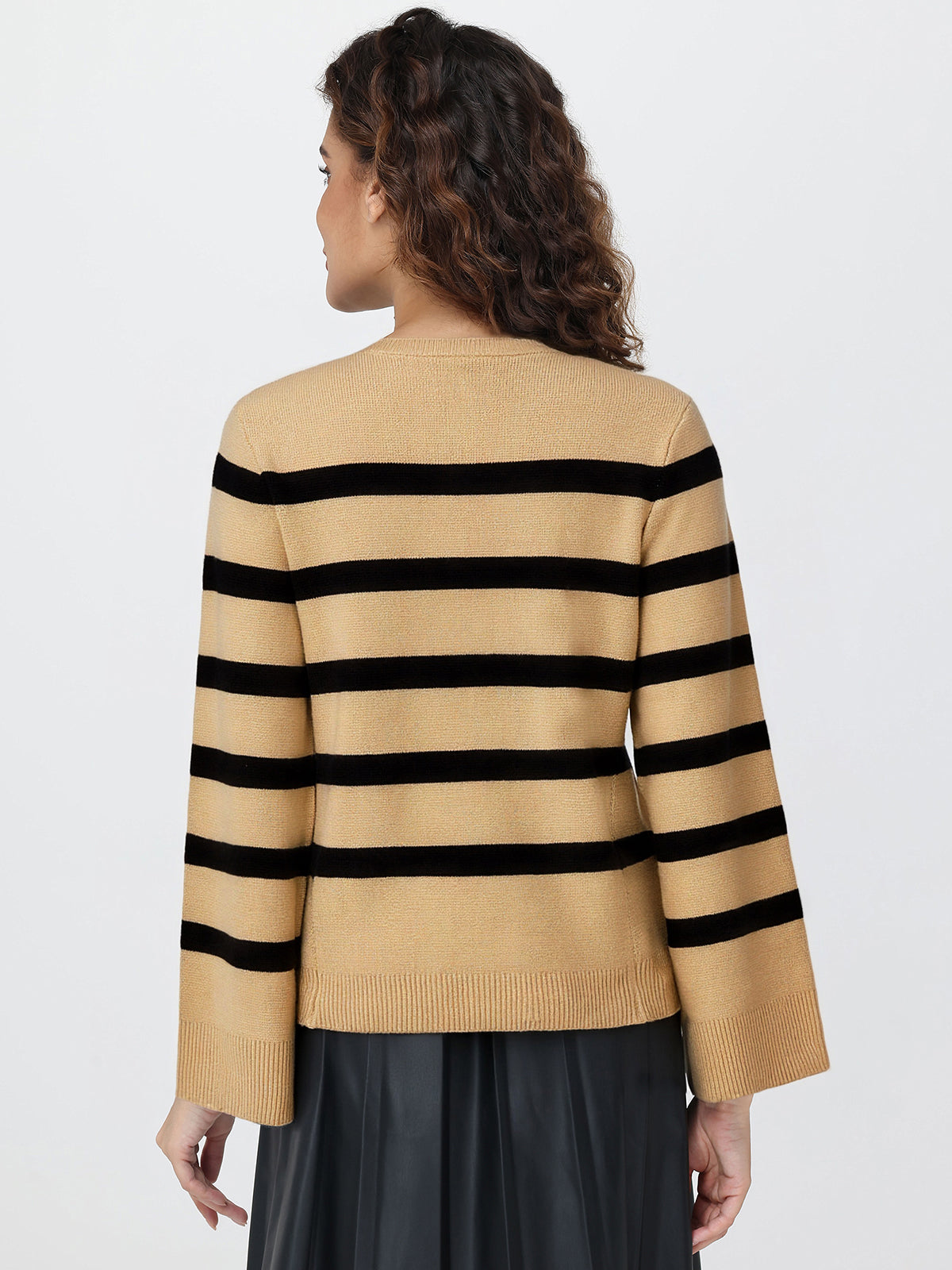 Stripe Button Up Cardigan