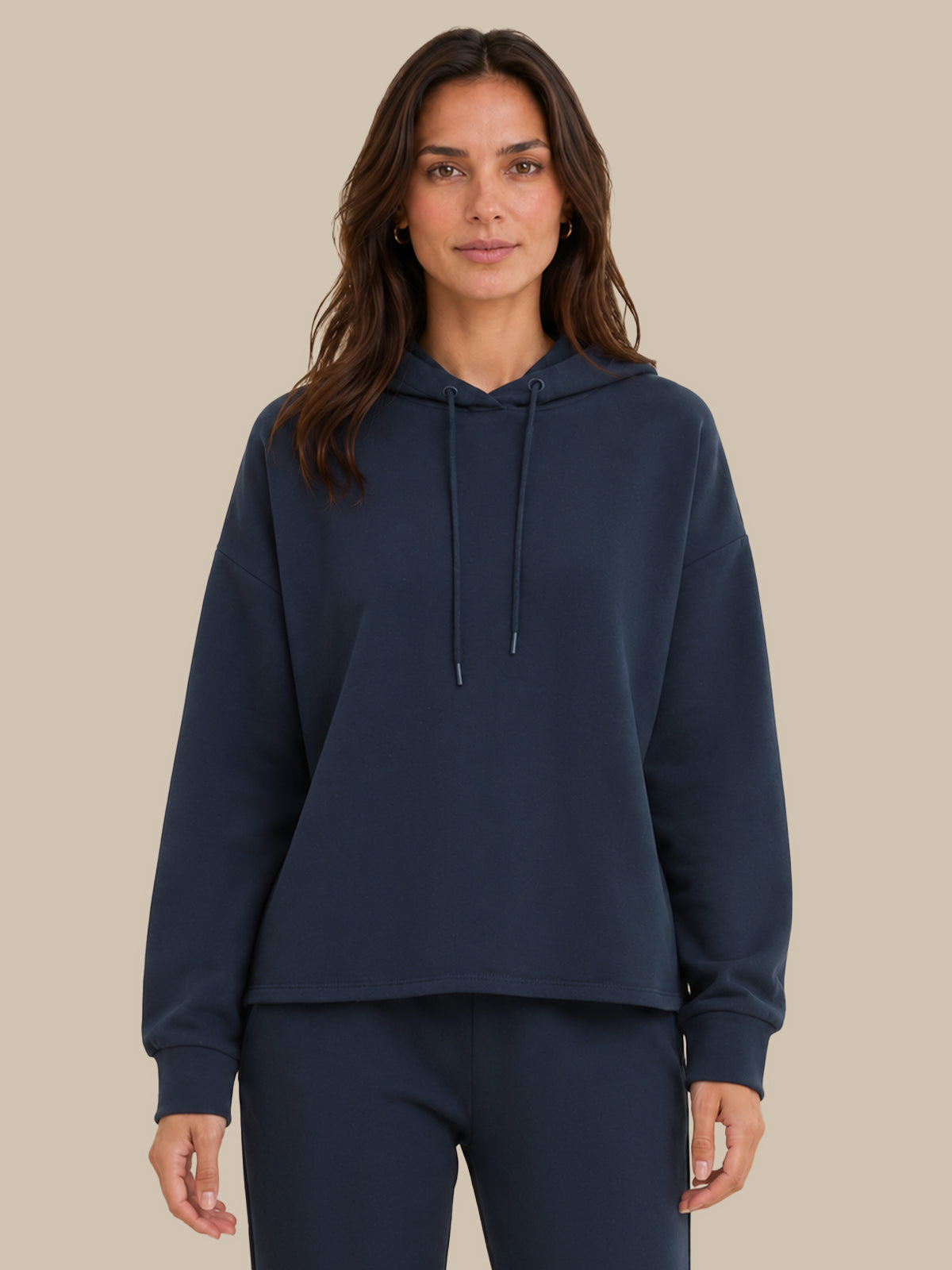 Drawstring Long Sleeve Hoodie