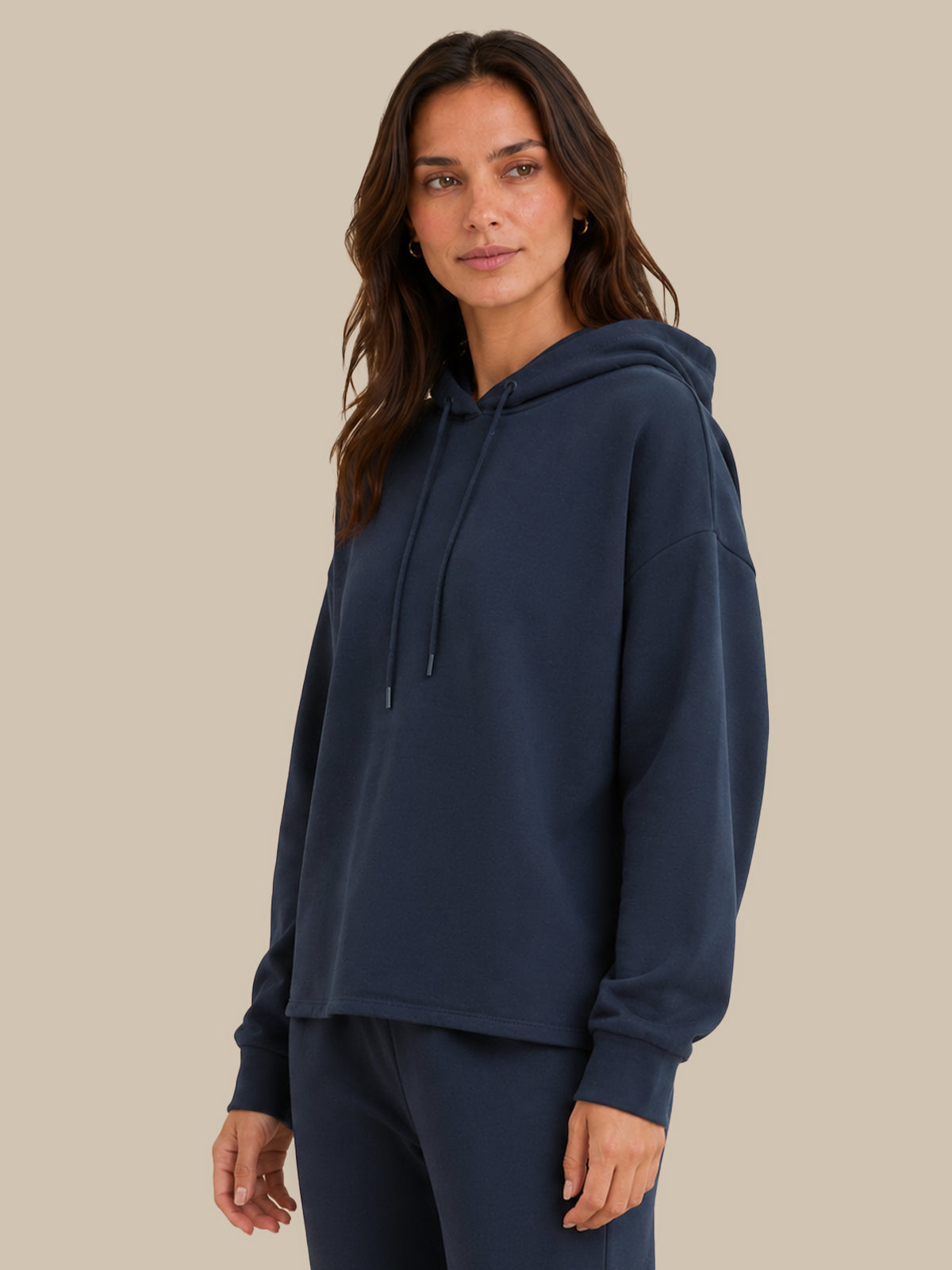 Drawstring Long Sleeve Hoodie