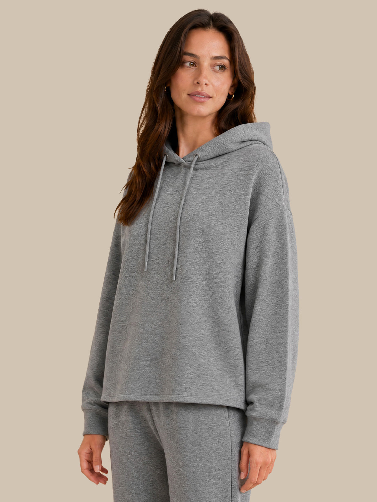 Drawstring Long Sleeve Hoodie