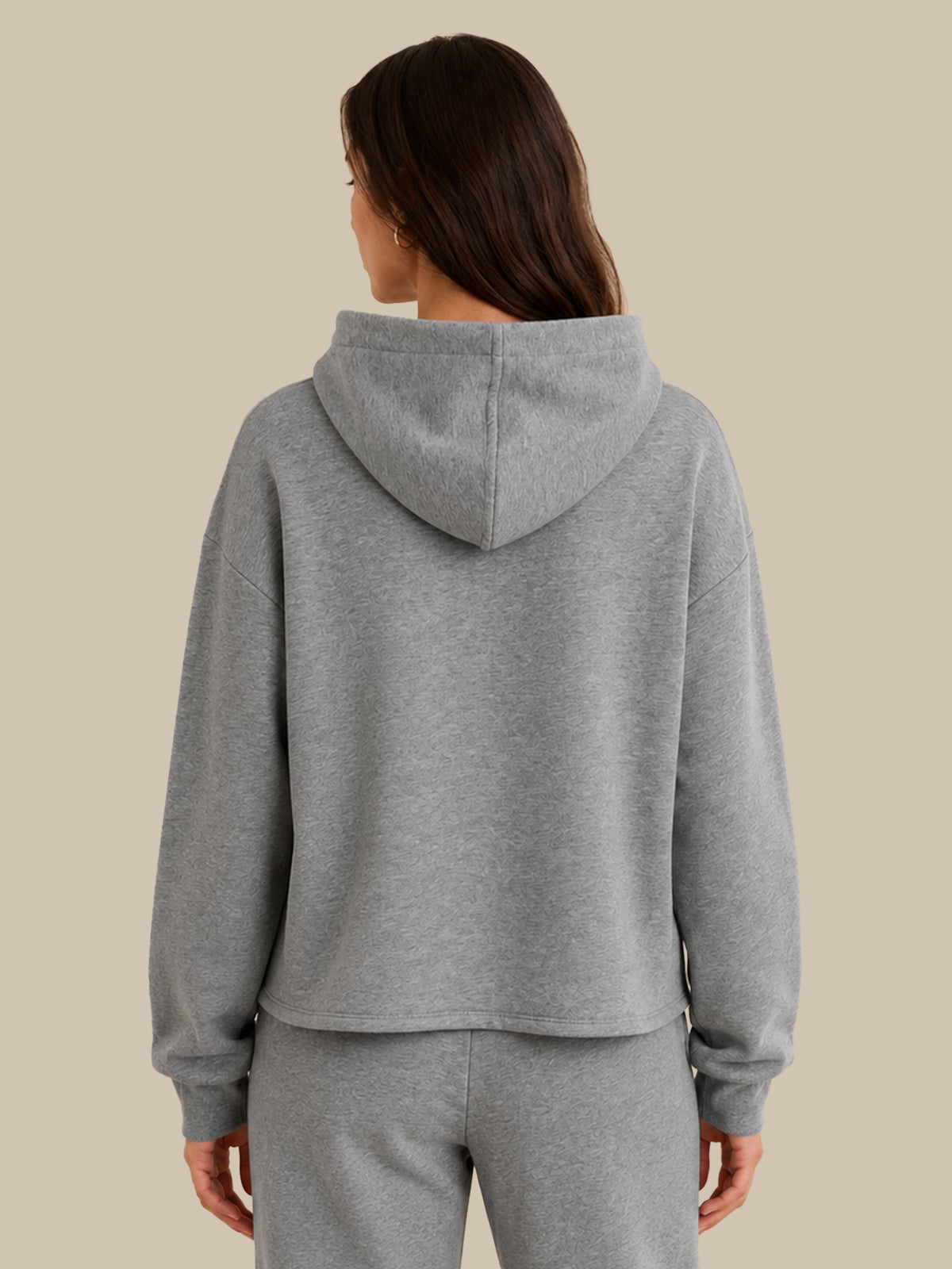 Drawstring Long Sleeve Hoodie