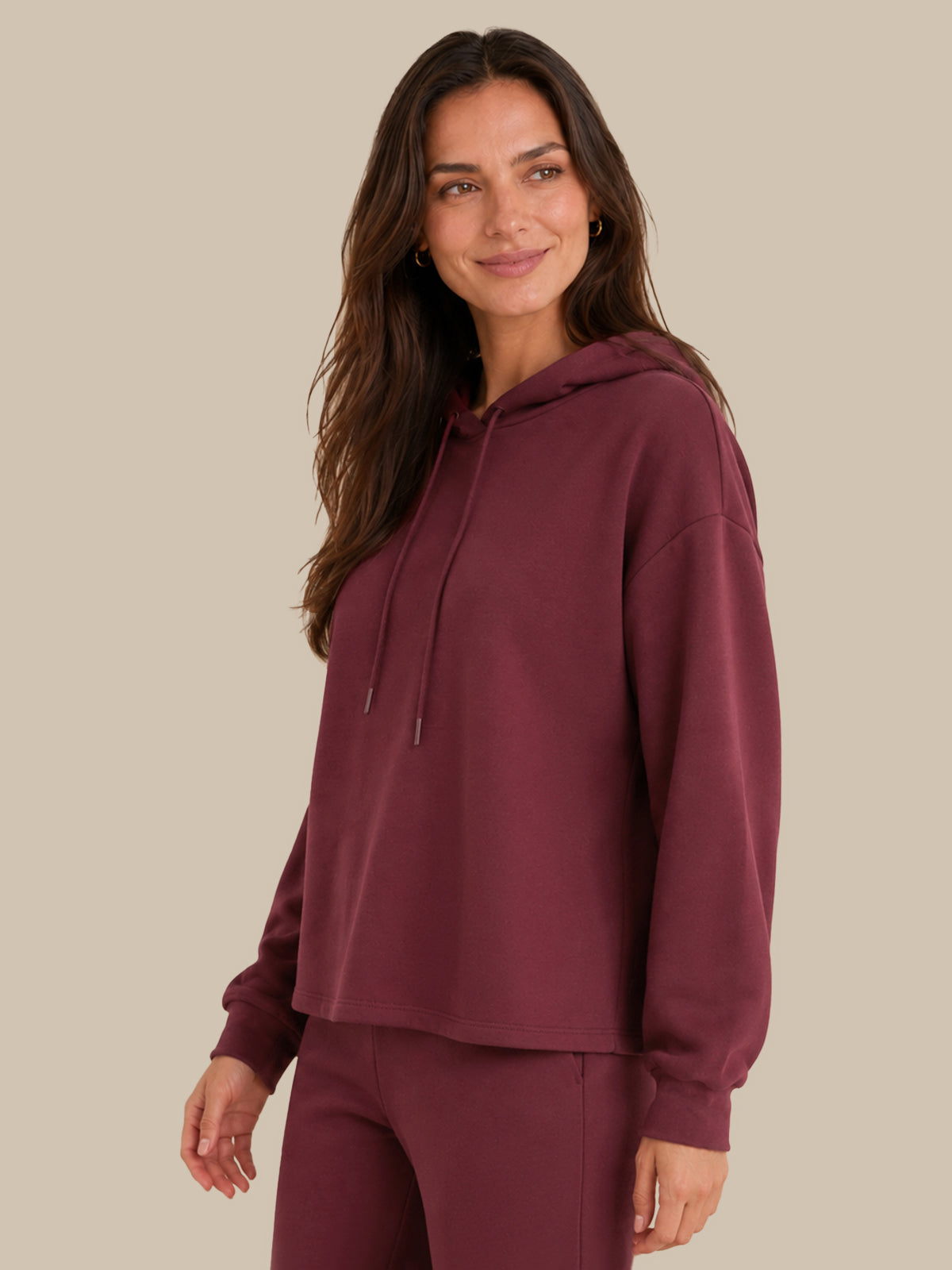 Drawstring Long Sleeve Hoodie