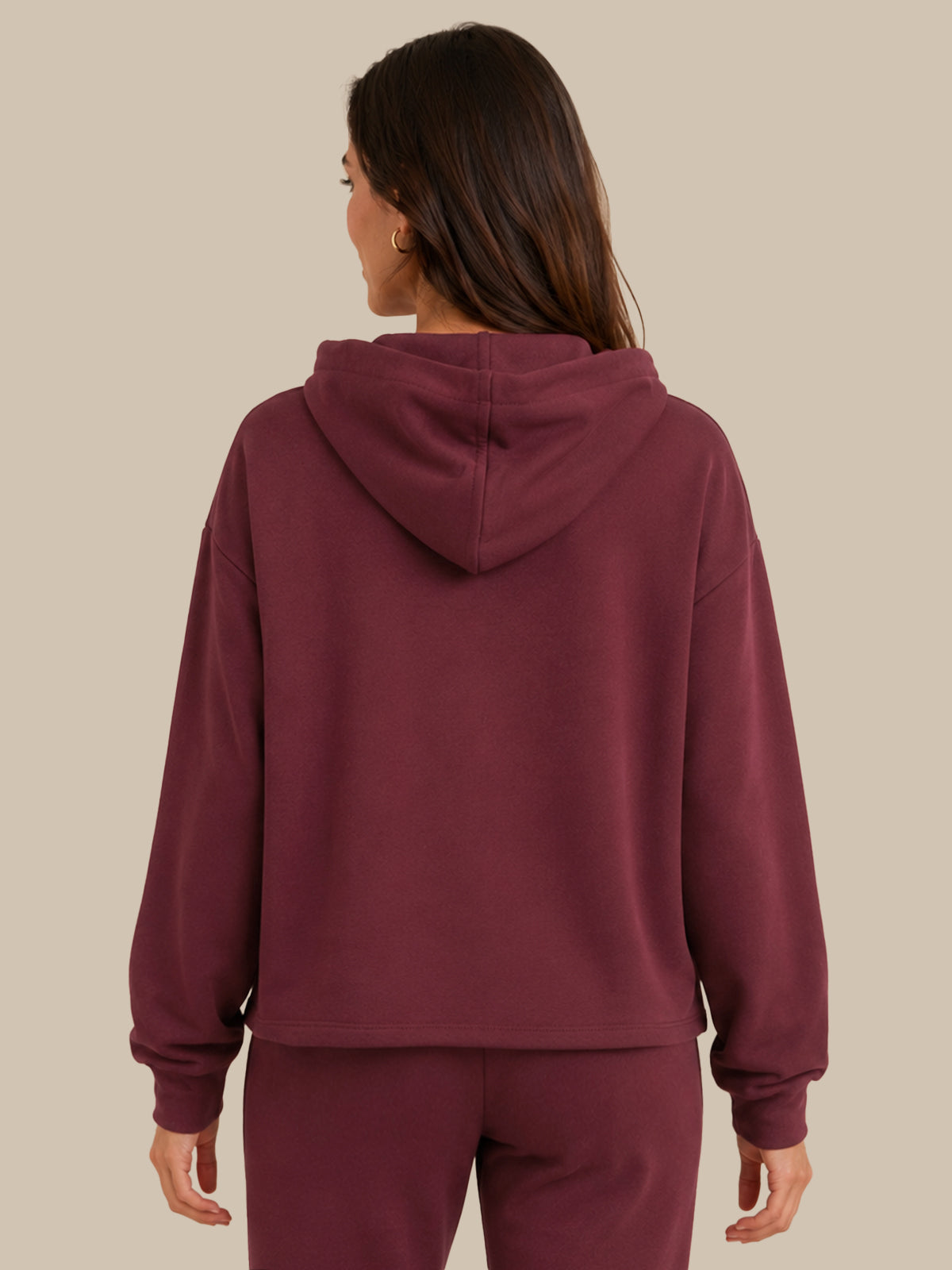 Drawstring Long Sleeve Hoodie