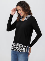 Madison Mixed Media Sweater