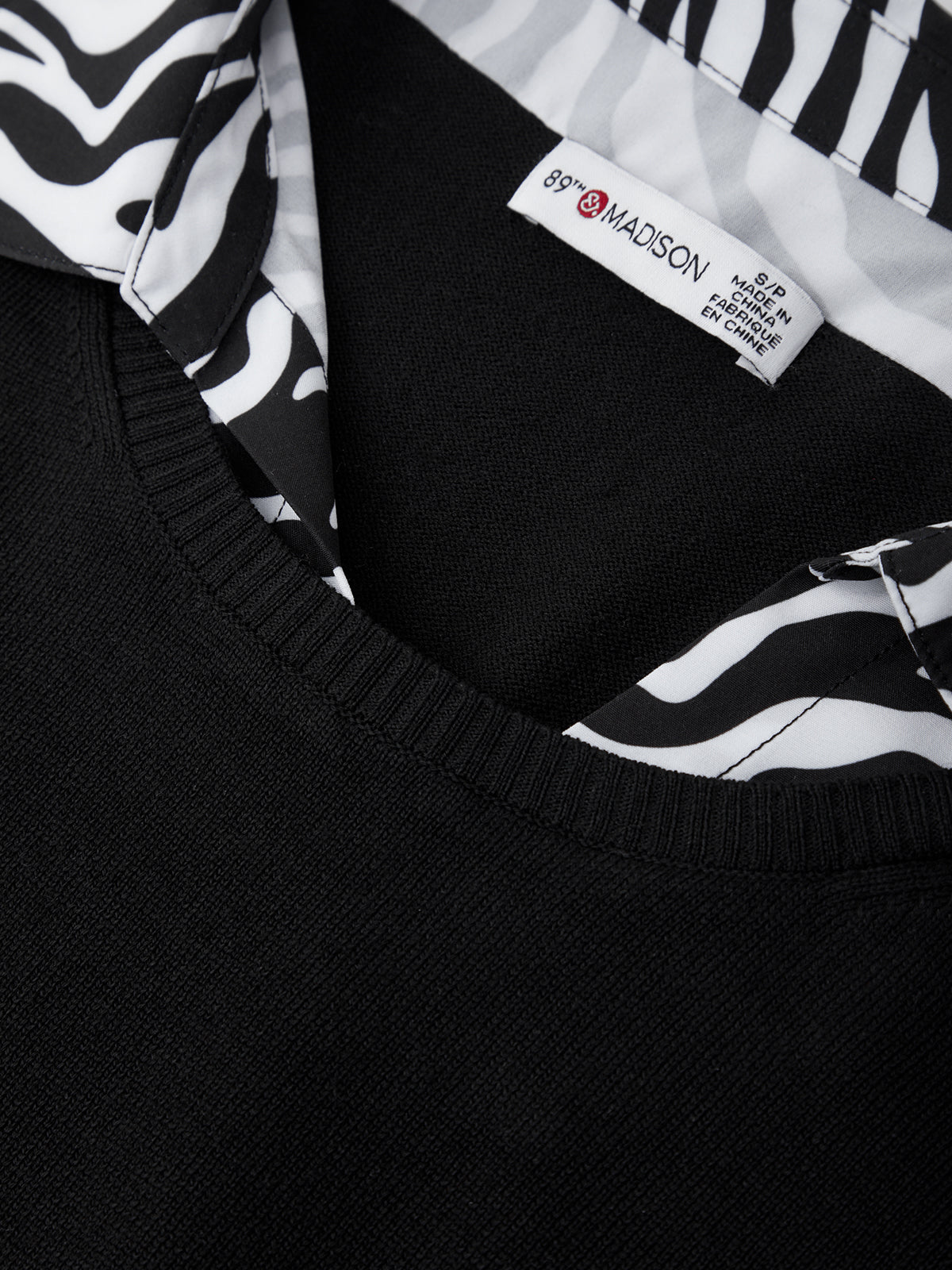 Madison Mixed Media Sweater