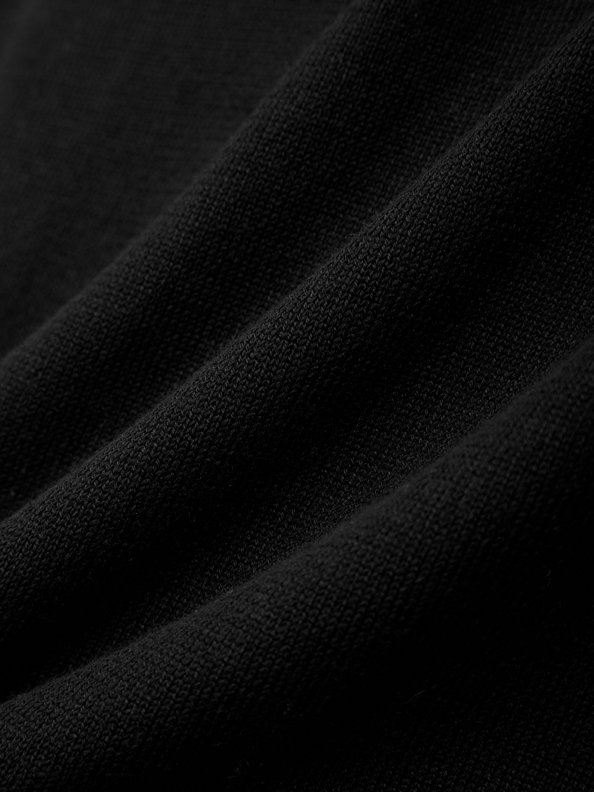 Close-up of black fabric texture
