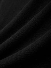 Close-up of black fabric texture