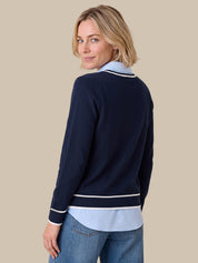 Madison Mixed Media Sweater