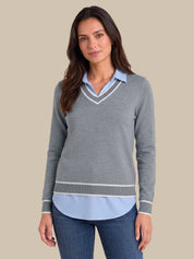 Madison Mixed Media Sweater