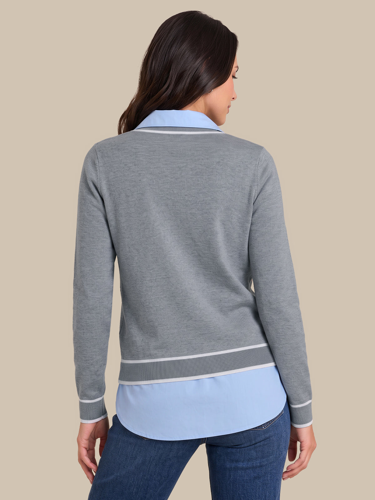 Madison Mixed Media Sweater