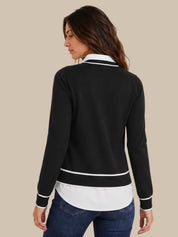 Madison Mixed Media Sweater