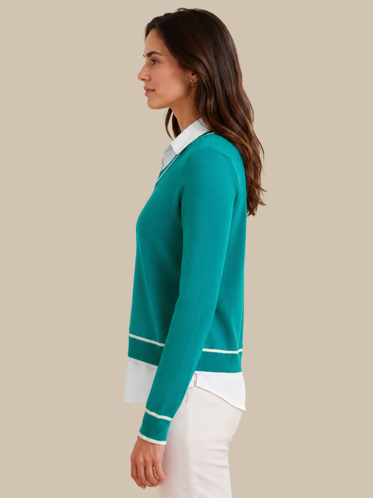 Madison Mixed Media Sweater