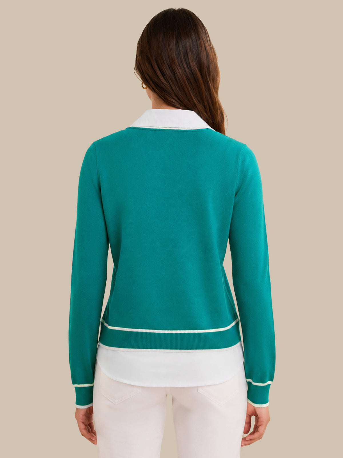 Madison Mixed Media Sweater