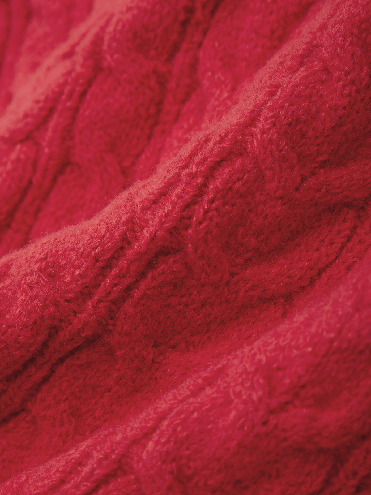 Close-up of red textured fabric