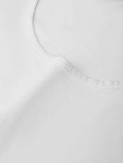 Close-up of a white fabric texture