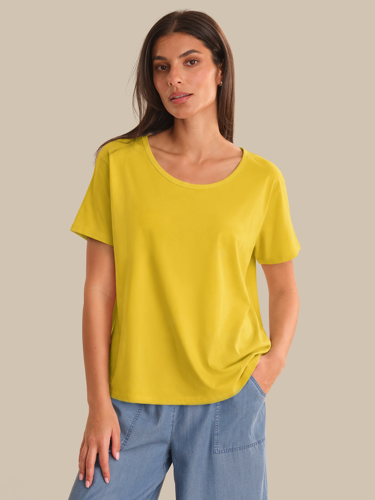 89th & Madison Scoop Neck Tee