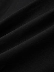 Close-up of black fabric texture