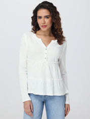 Henley Babydoll Top