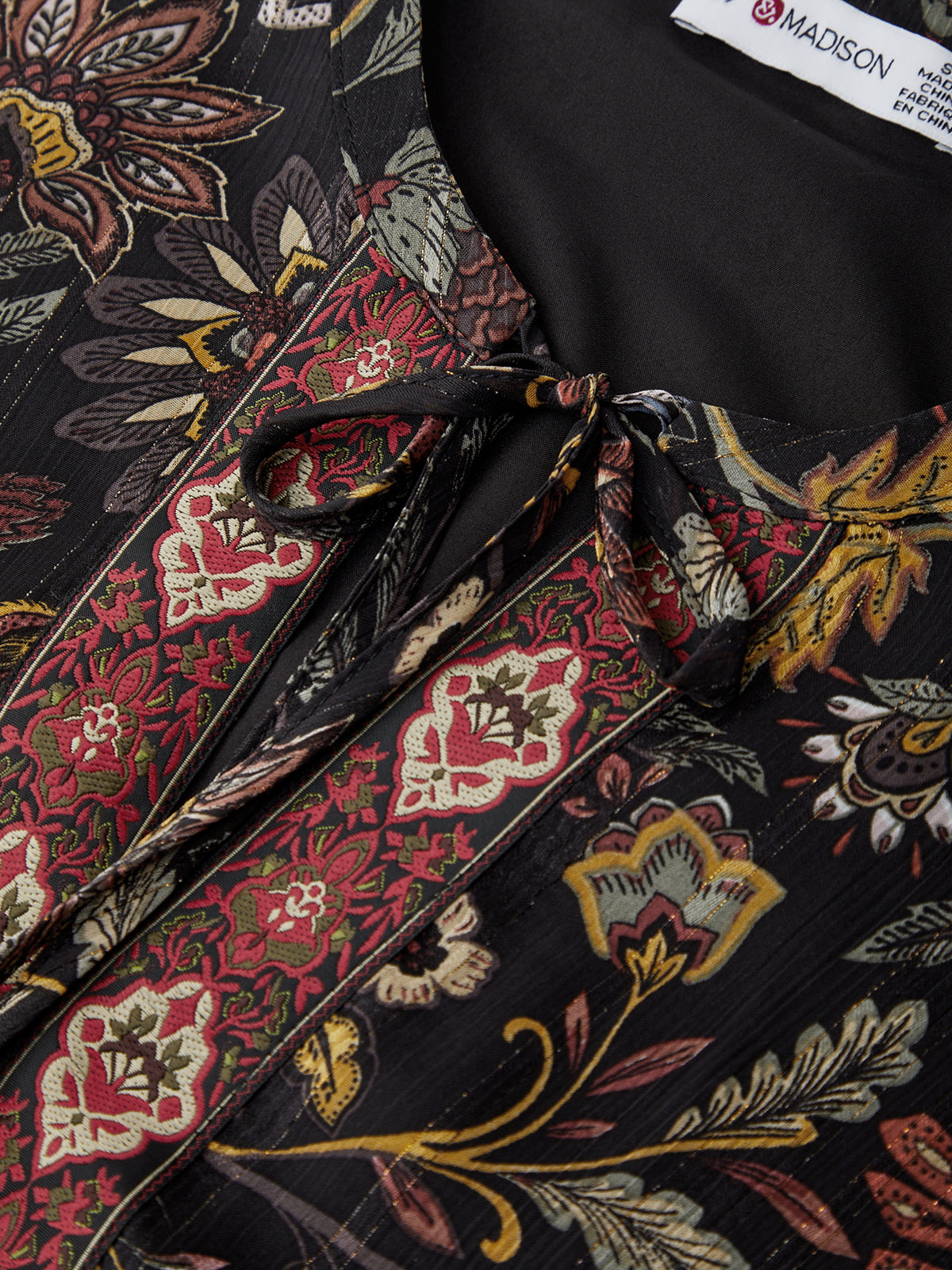 Mixed Floral Print Blouse