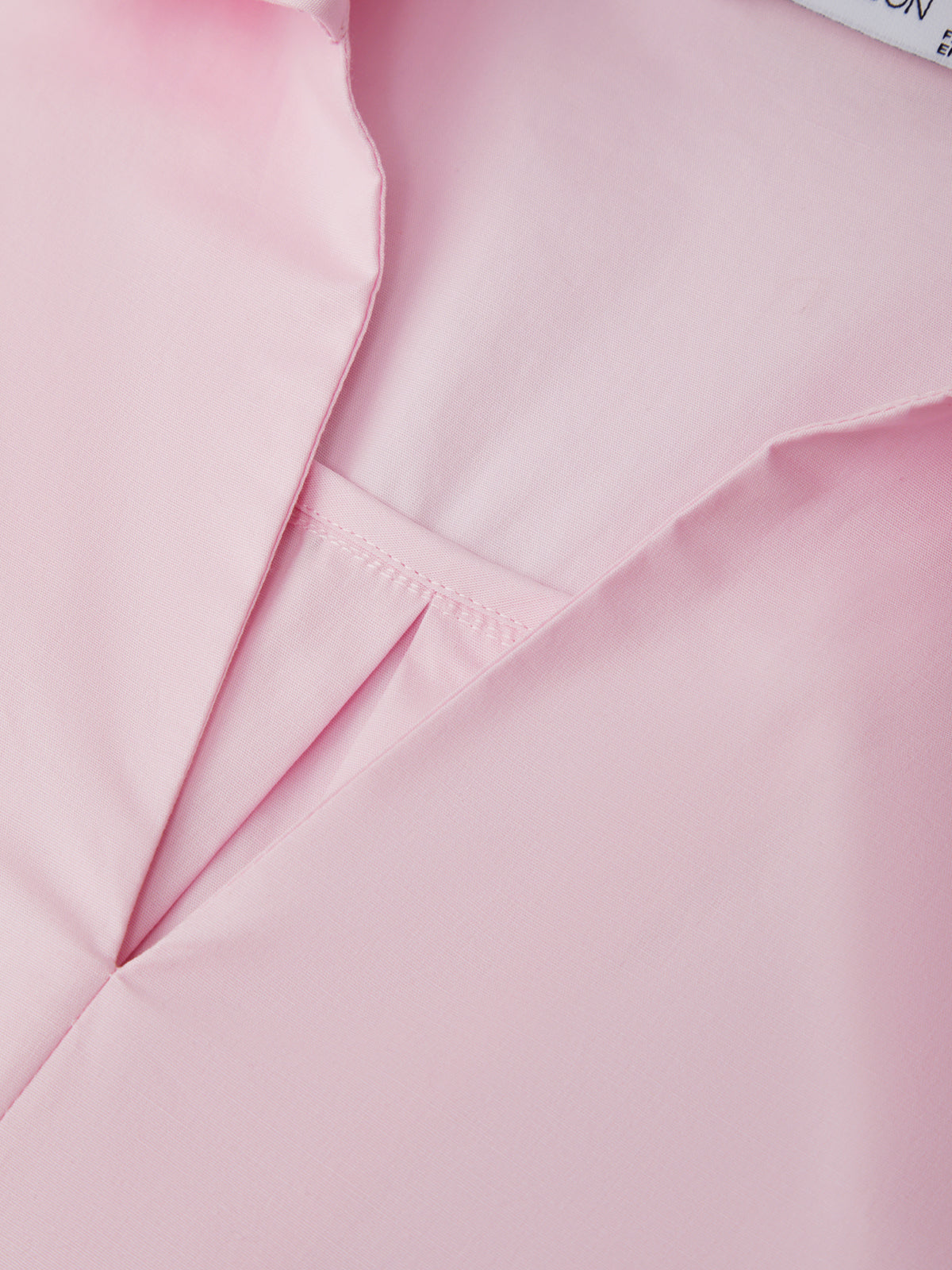 V Neck Collared Blouse