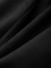 Close-up of black fabric texture