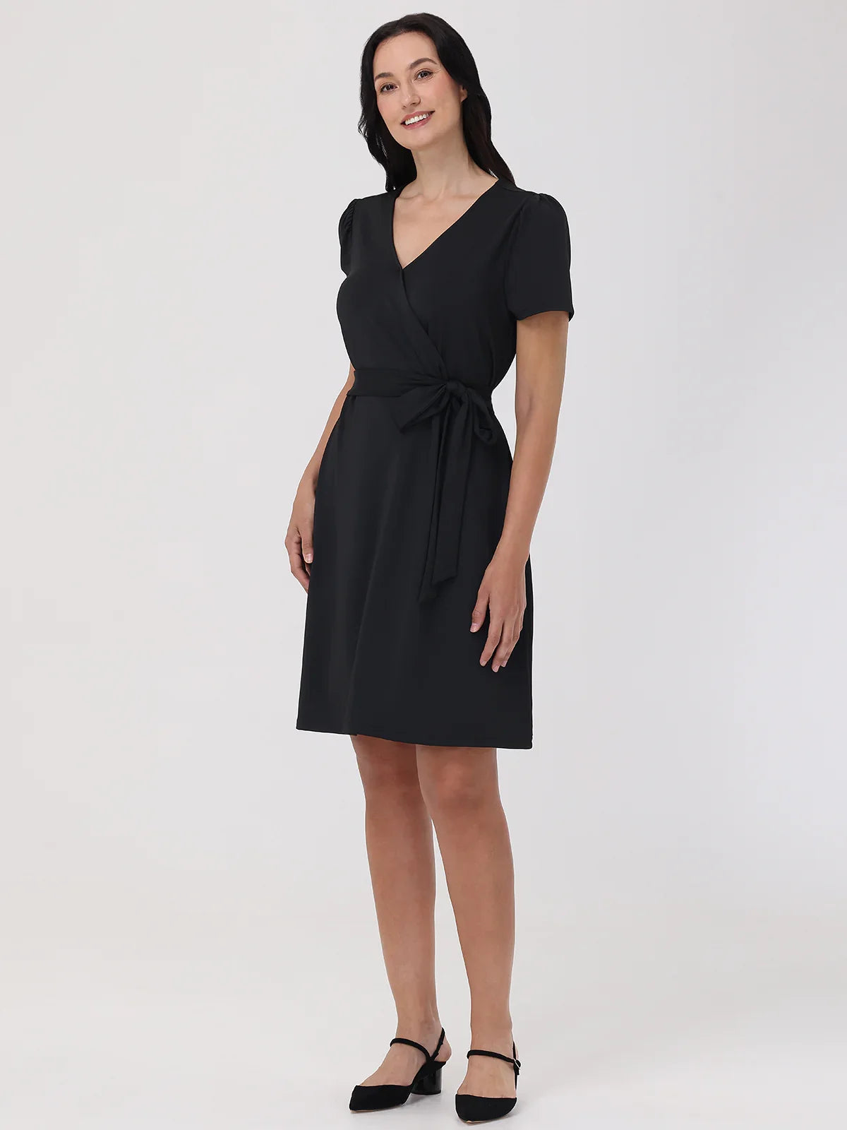 Faux Wrap Dress