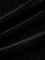 Close-up of black fabric texture